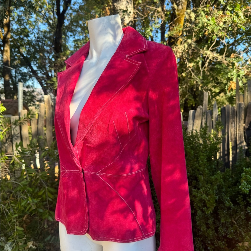 Pink Suede Jacket - Picture 2 of 6